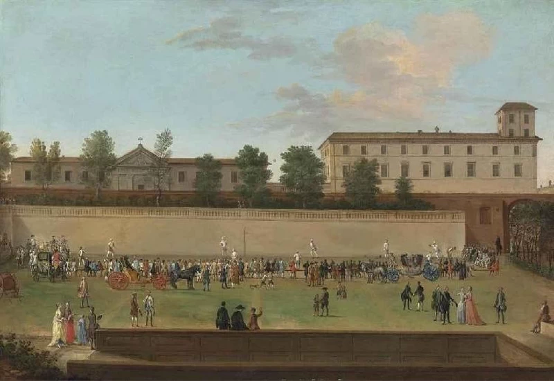 Il giadino di Palazzo Barberini a Roma